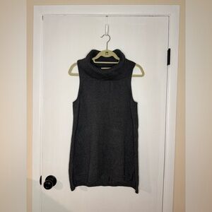 Gray Micheal Kors Sleeveless‎ Turtleneck Sweater